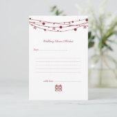 Dubbelgeluk Lantaarns-verbindingskaarten Advieskaart (Staand voorkant)