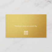 Dubbelgeluk Lantaarns Weddenschap-kaarten Plaatskaartje (Achterkant)