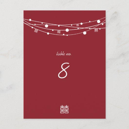 Dubbelgeluk Lantaarns Wedstrijkkaarten Briefkaart (Voorkant)