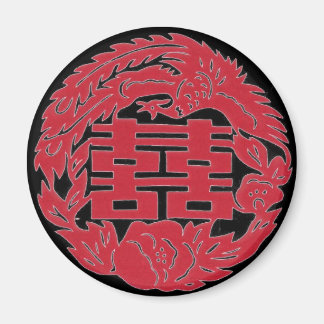 Dubbelgeluk Phoenix Magneet