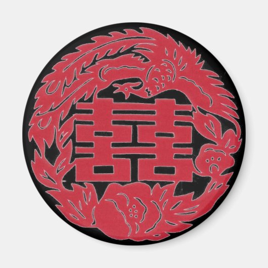 Dubbelgeluk Phoenix Magneet (Voorkant)