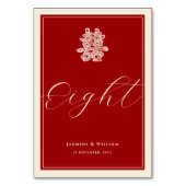 Dubbelgeluk Rode Chinese bruiloft Kaart (Achterkant)