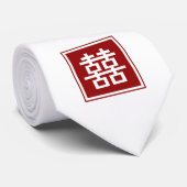 Dubbelgeluk Stropdas van het Chinese bruiloft Orie (Opgerold)