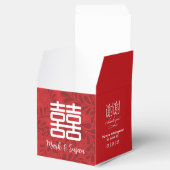 Dubbelgeluk Symbool Weddenschap voor tweedeling 2x Bedankdoosjes (Geopend)