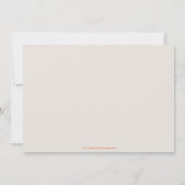 Dubbelgeluk Uitnodiging voor een Chinees huwelijk (Achterkant)