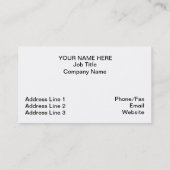 Dubbelgeluk - Witte contourhartslag Visitekaartje (Achterkant)