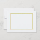 Dubbelgouden metalen rand op bubbelwit (Voorkant)