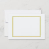 Dubbelgouden metalen rand op bubbelwit (Achterkant)