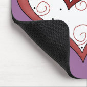 Dubbelharten D1 -  Valentijn Mousepad Muismat (Hoek)