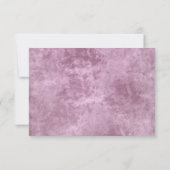  dubbelhartige Paarse bruiloft RSVP-kaarten RSVP Kaartje (Achterkant)