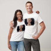 Dubbelkopige buust t-shirt (Unisex)