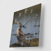 Dubbelkuif-aalscholver Vierkante Klok (Hoek)