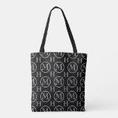 Dubbelmonogrammen OFC Black Tote Bag (Achterkant)