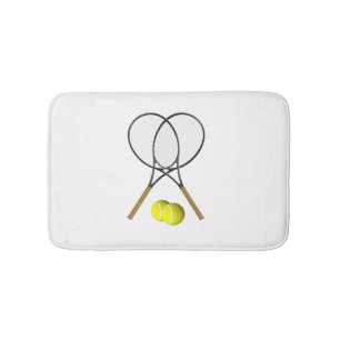 Dubbels Tennis Sport Thema Badmat