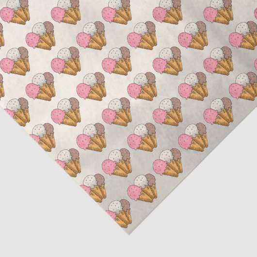 Dubbelschepje Tissuepapier (Detail)