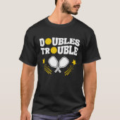 Dubbelspel Pickleball Partner Toernooi T-shirt (Voorkant)