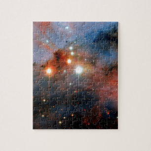 Dubbelster WR 25 & Tr16-244 - Hubble-ruimtetelfoto Legpuzzel