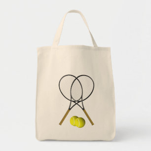Dubbeltennis Sport Thema Tote Bag