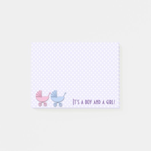 dubbeltje en meisjespoka-punten - Post-It-notes pa Post-it® Notes (Voorkant)
