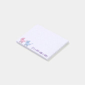 dubbeltje en meisjespoka-punten - Post-It-notes pa Post-it® Notes (Schuin)