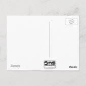 dubbelvogel schreeuwt naar het briefkaart van de H (Achterkant)