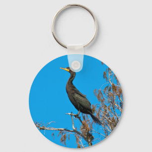 Dubbelvoudig aangemaakte aalscholverSleutelhanger Sleutelhanger