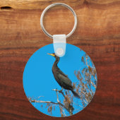 Dubbelvoudig aangemaakte aalscholverSleutelhanger Sleutelhanger (Voorkant)