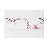 DubbelXi Chinese rode legant bruiloft Uitnodigingen Wikkel (Achterkant Voorbeeld)