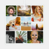 Dubbelzijdig 18 Ornament van metaal met foto's (Achterkant)