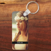 Dubbelzijdig 2 foto- en naammetaal-Sleutelhanger Sleutelhanger (Achterkant)