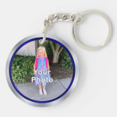 Dubbelzijdig 2 Foto-Sleutelhanger, twee foto-toets Sleutelhanger (Achterkant)