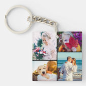 Dubbelzijdig 8 zwarte foto-Sleutelhanger met achte Sleutelhanger (Voorkant)