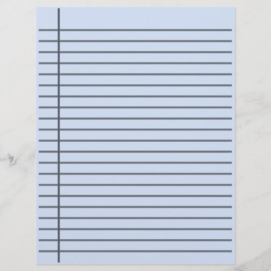 Dubbelzijdig aangepast gelinieerd papier (Voorkant)