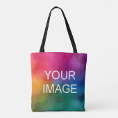 Dubbelzijdig - Aangepast je eigen fotosjabloon Tote Bag (Achterkant)