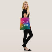 Dubbelzijdig - Aangepast je eigen fotosjabloon Tote Bag (Op model)