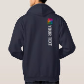 Dubbelzijdig afdrukken Afbeelding Logo Tekst toevo Hoodie (Achterkant)