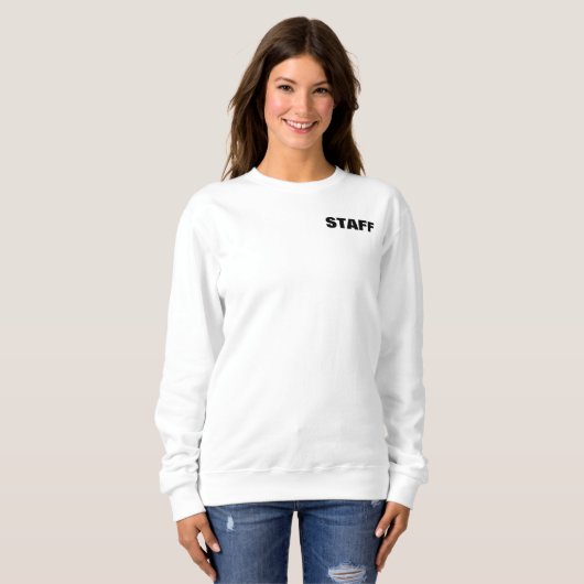 Dubbelzijdig afdrukpersoneel voegt Logo bovenaan t Trui (Voorkant volledig)