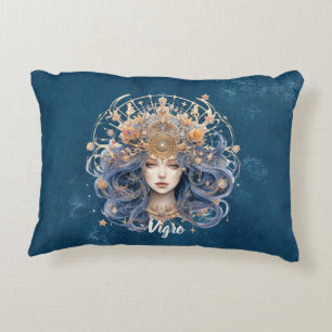 Dubbelzijdig artsy Vigro teken aangepaste naam Accent Kussen