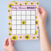 Dubbelzijdig Baby shower game BINGO/Baby namen Flyer (Hand)