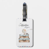 dubbelzijdig bagagelabel (Achterkant verticaal)