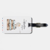 dubbelzijdig bagagelabel (Achterkant horizontaal)