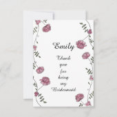 Dubbelzijdig Bedankt voor je creditcard voor Bride (Voorkant)