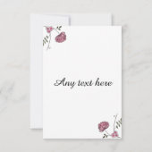 Dubbelzijdig Bedankt voor je creditcard voor Bride (Achterkant)