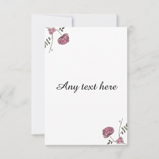 Dubbelzijdig Bedankt voor je creditcard voor Bride (Achterkant)