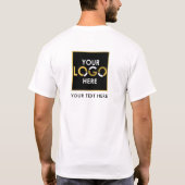 Dubbelzijdig bedrijf Uw Logo & Tekst Promotionele T-shirt (Achterkant)