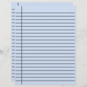 dubbelzijdig, blanco papier voor het schrijven van (Voorkant / Achterkant)