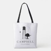 Dubbelzijdig Campbell California tas (Achterkant)