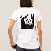 Dubbelzijdig design Panda Beer Elegant Women's T-shirt (Achterkant)