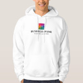 Dubbelzijdig drukbedrijf Logo Mannen Custom Hoodie (Voorkant)