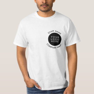 Dubbelzijdig gepersonaliseerd bedrijf Logo Persone T-shirt